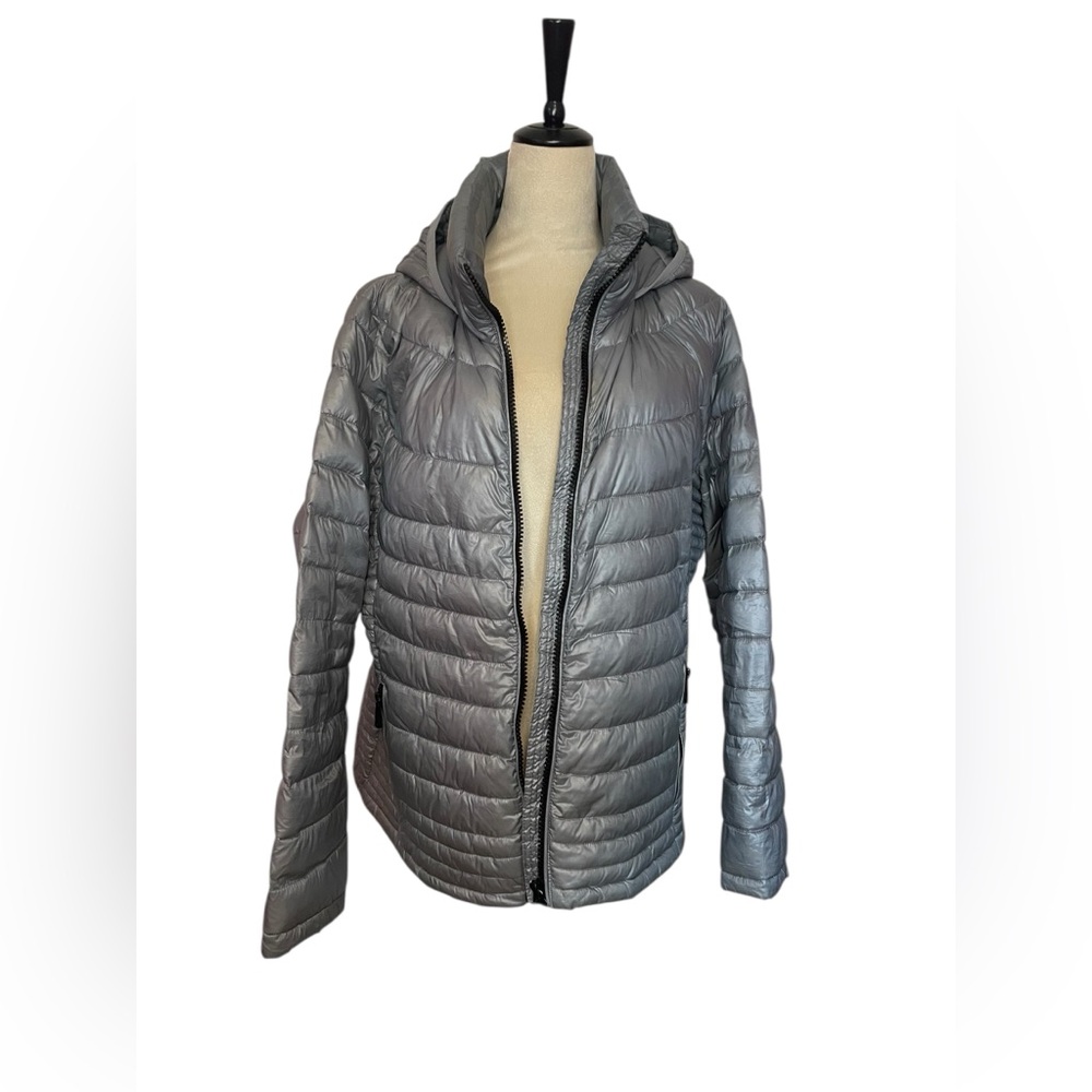 Calvin Klein Gray Packable Down Blend Puffer Jack… - image 3
